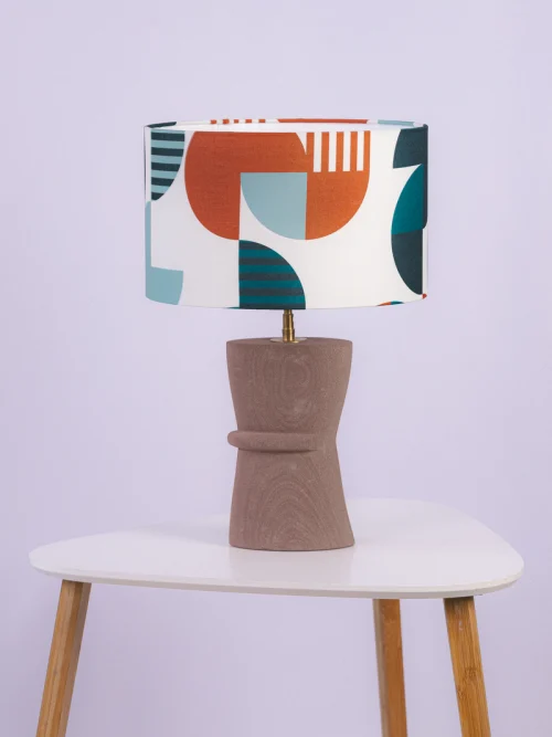 Lampe Artémis taillée à la main en pierre naturelle